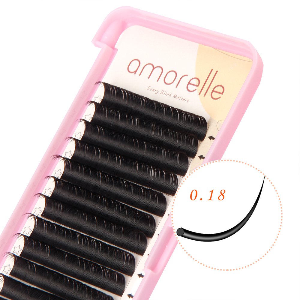 Single Natural Matte Black Lash Extension Permanent Eyelash