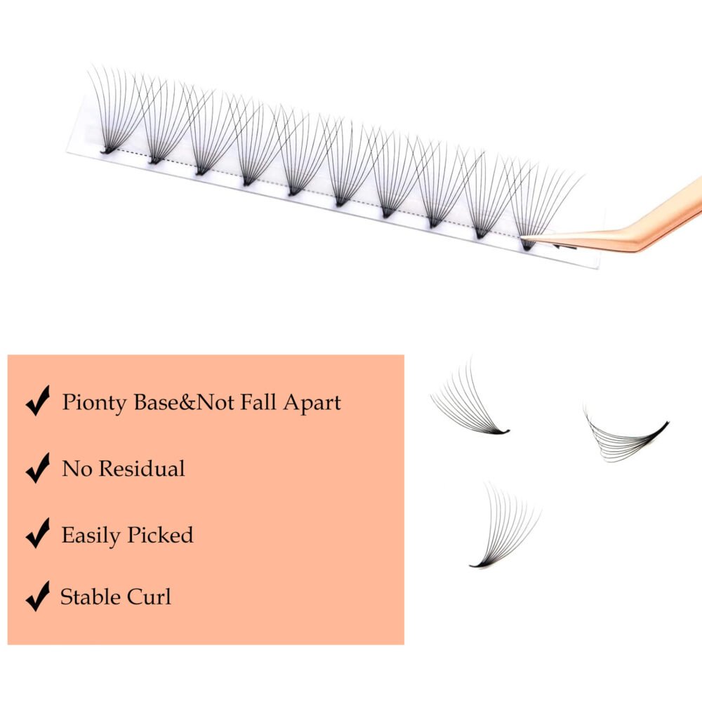 Slim Base Premade Fan Premium Lash Extension